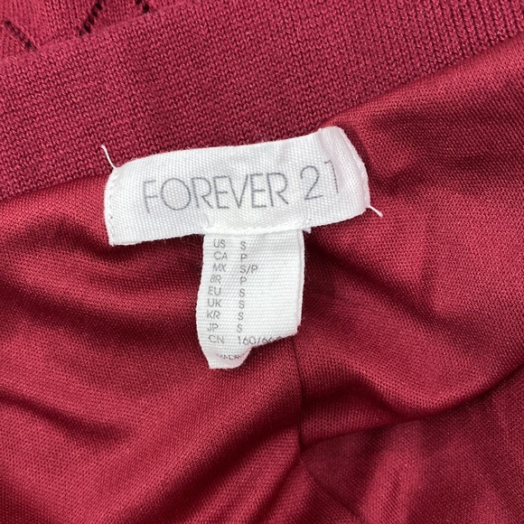 Forever 21 Crochet Knit Pants - Small - Built-in Shorts - Picture 5 of 6